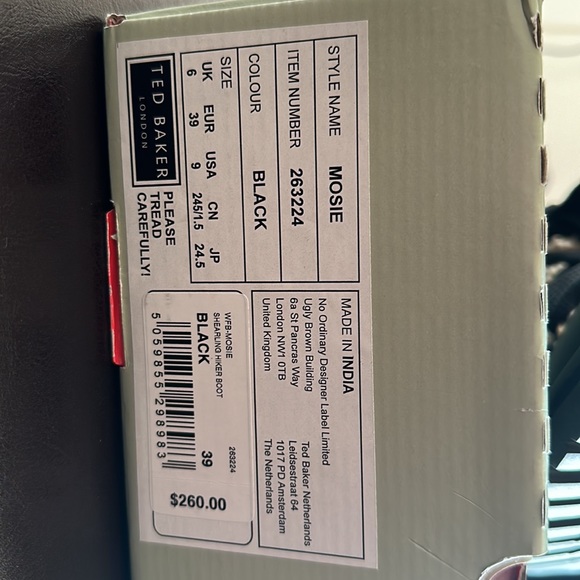 Ted Baker London Boots size 39 (women’s size 9) - Picture 4 of 5